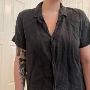 Everlane The Linen Short-Sleeve Notch Shirt